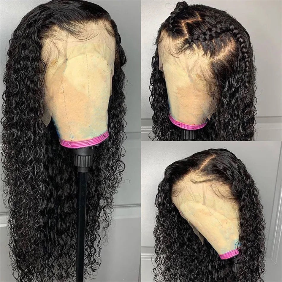 Brazilian Double Drawn Fullfrontal Curly Wig